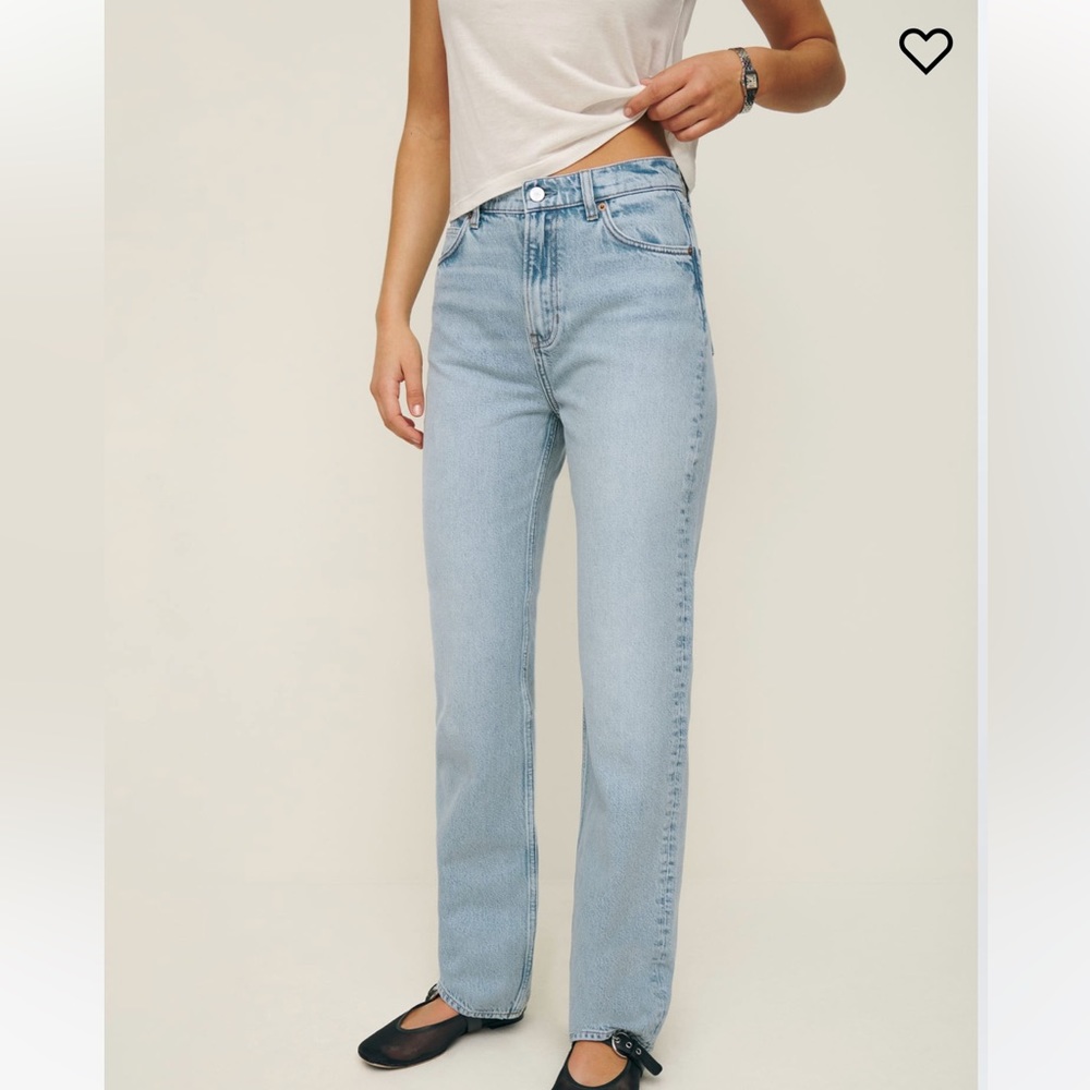 Reformation Abby High Rise Straight Jean
